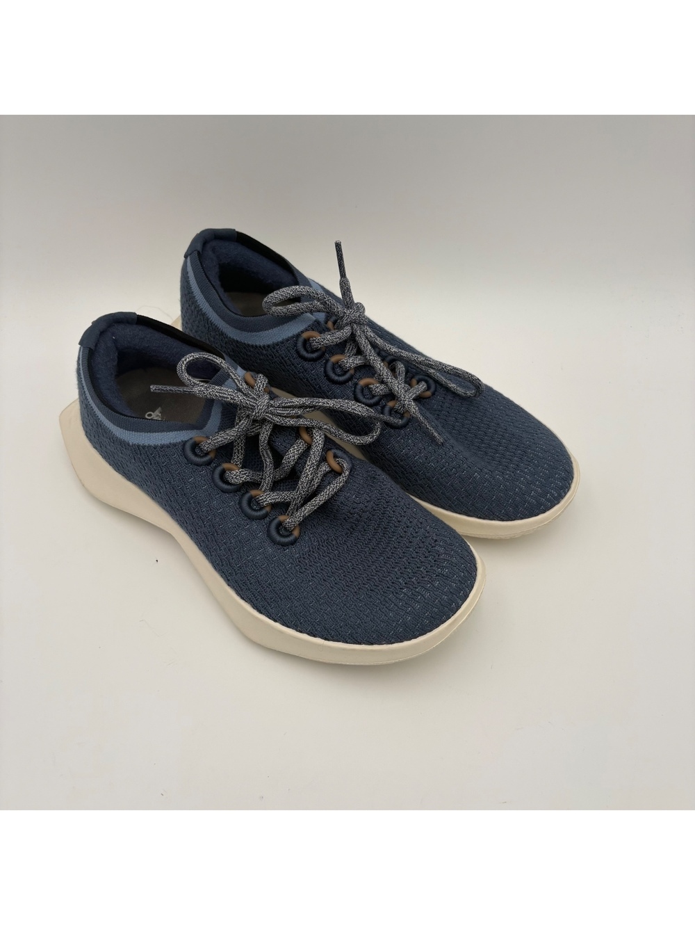 Allbirds $135 Womens Tree Dasher 2 8.5 Running Sneakers Navy Blue Outdoor Casual